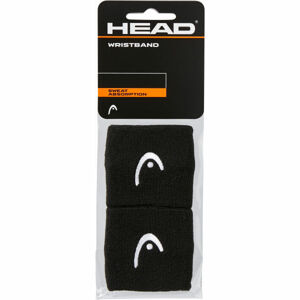Head WRISTBAND 2,5 Potítka na zápěstí, černá, veľkosť UNI