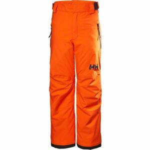 Helly Hansen JR LEGENDARY PANT Dětské lyžařské kalhoty, oranžová, velikost 12