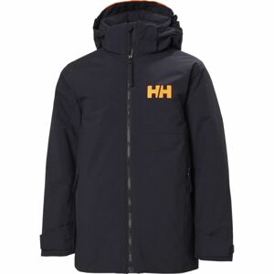 Helly Hansen JR TRAVERSE JACKET Dětská lyžařská bunda, tmavě modrá, velikost 10