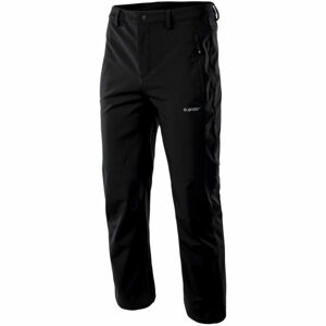 Hi-Tec MONTIN Pánské softshellové kalhoty, černá, velikost XXXL