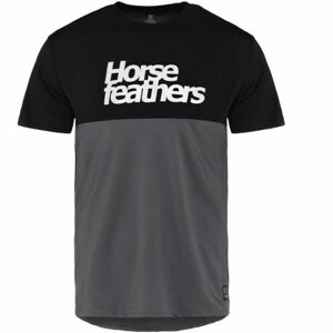 Horsefeathers FURY Pánské cyklistické tričko, šedá, velikost