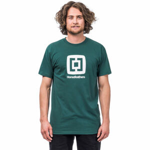 Horsefeathers FAIR T-SHIRT tmavě zelená XL - Pánské tričko