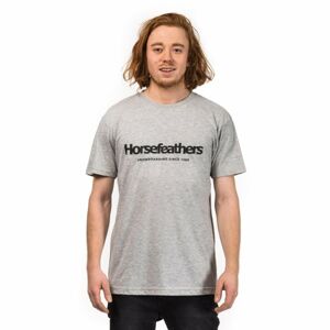 Horsefeathers QUARTER T-SHIRT šedá XL - Pánské tričko