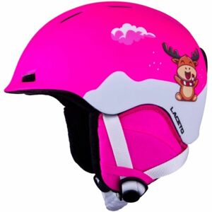 Laceto REINDEER Dětská lyžařská helma, růžová, velikost xs