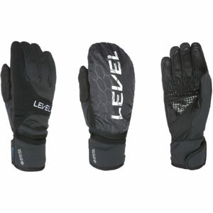 Level TEMPEST I-TOUCH WS Pánské lyžařské rukavice, černá, velikost