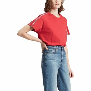 Levi's VARSITY TEE Dámské tričko, červená, velikost L