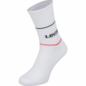 Levi's SHORT CUT LOGO SPORT 2P MIX Ponožky, bílá, velikost 43-46