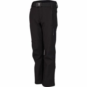 Lewro DALEX Dětské softshellové kalhoty, černá, velikost 116-122