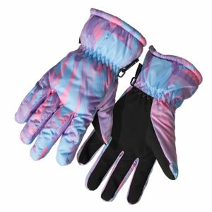 Lewro NEFFI Dětské lyžařské rukavice, tmavě modrá, velikost 4-7