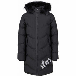 Lewro STAR Dívčí zimní kabát, černá, velikost 152-158