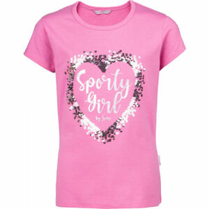Lewro TESLIN Dívčí triko, růžová, velikost