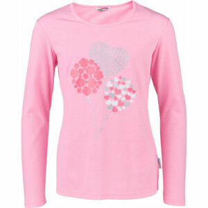 Lewro SELMA Dívčí triko, růžová, veľkosť 128/134
