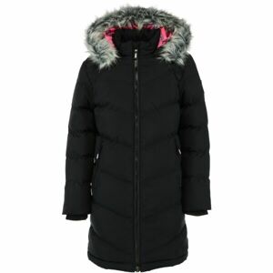 Lewro ZAZA Dívčí zimní kabát, černá, velikost 140-146