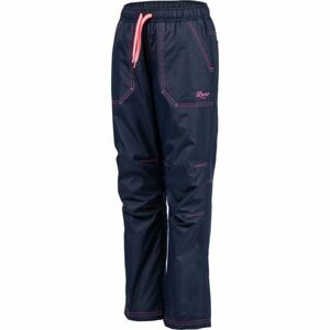 Lewro ZOWIE růžová 128-134 - Dětské zateplené kalhoty