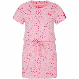 Loap BESNA Dívčí šaty, růžová, velikost 112/116