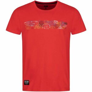 Loap BOLTON Pánské triko, červená, velikost XXL