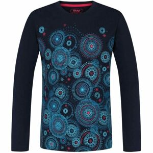 Loap ARLETKA Dívčí triko, tmavě modrá, veľkosť 122/128