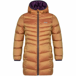 Loap IDUZIE Dívčí zimní kabát, zlatá, velikost 112-116