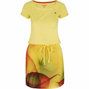 Loap ALYSA Dámské šaty, žlutá, velikost XL