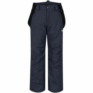 Loap FIDOR tmavě šedá 134 - Dětské zimní kalhoty