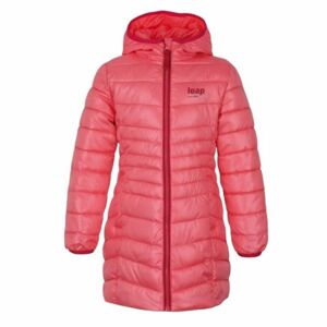 Loap IKIMA růžová 158-164 - Dívčí zimní kabát