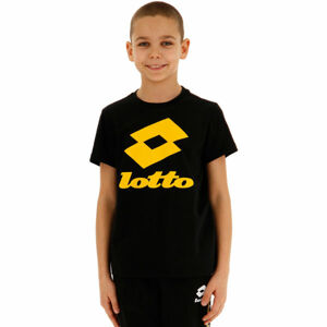 Lotto DREAMS B III TEE BS JS Chlapecké tričko, černá, velikost M