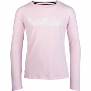Lotto DREAMS G TEE LS JS světle růžová L - Dívčí tričko s dlouhým rukávem