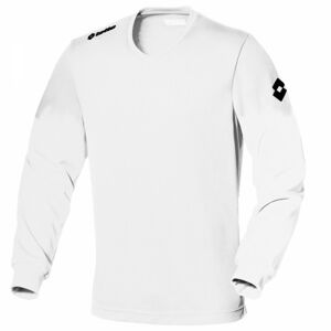 Lotto JERSEY TEAM EVO LS bílá L - Pánský fotbalový dres