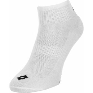 Lotto SPORT SOCK 3 PÁRY Sportovní ponožky, Bílá,Černá, velikost 43-46