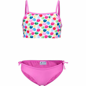 Lotto LYRA Dívčí dvoudílné plavky, růžová, velikost 140-146