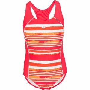 Lotto LANIE Dívčí jednodílné plavky, Červená,Oranžová, velikost 140-146