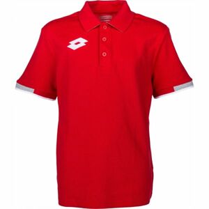 Lotto DELTA Chlapecké polo triko, červená, veľkosť XL