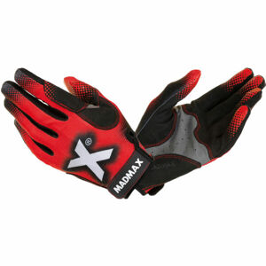 MADMAX CROSSFIT Crossfit rukavice, červená, velikost L