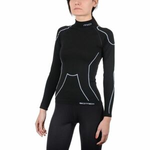 Mico LONG SLEEVES MOCK NECK SHIRT WARM SKIN W černá XS/S - Dámské lyžařské spodní prádlo