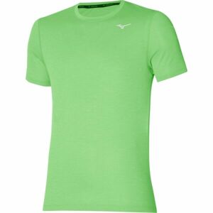 Mizuno IMPULSE CORE TEE Pánské běžecké tričko, světle zelená, velikost L