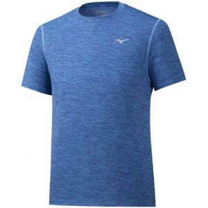 Mizuno IMPULSE CORE TEE modrá L - Pánské běžecké triko