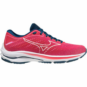 Mizuno WAVE RIDER 25 Dámské běžecké boty, Růžová,Bílá,Tmavě modrá, velikost 7.5