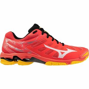 Mizuno WAVE VOLTAGE Pánská volejbalová obuv, červená, veľkosť 47