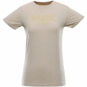 NAX JULEPA Dámské triko, béžová, velikost XL
