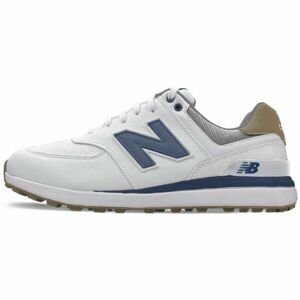 New Balance 574 GREENS Pánská golfová obuv, bílá, velikost 42