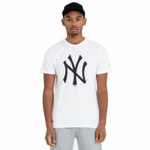 New Era MLB TEAM LOGO TEE NEW YORK YANKEES Bílá XXL - Pánské tričko