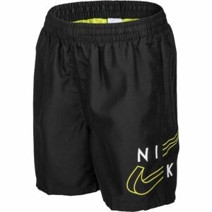 Nike SPLIT LOGO Chlapecké koupací šortky, černá, veľkosť XL