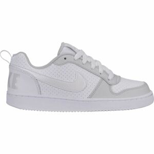 Nike COURT BOROUGH LOW bílá 4Y - Dívčí volnočasové boty