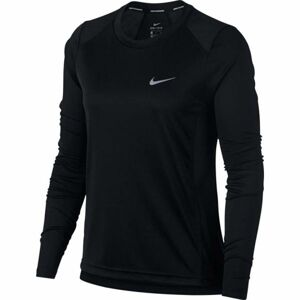 Nike MILER TOP LS černá L - Dámské běžecké triko