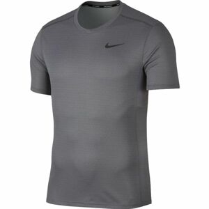 Nike MILER TECH TOP SS šedá XXL - Pánské běžecké triko
