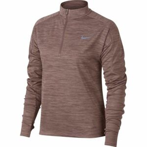 Nike PACER TOP HZ hnědá S - Dámské běžecké triko