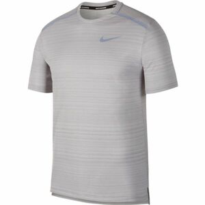 Nike NK DRY MILER TOP SS světle zelená S - Pánské běžecké triko