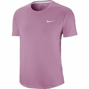 Nike MILER TOP SS W Dámské běžecké tričko, Růžová, velikost