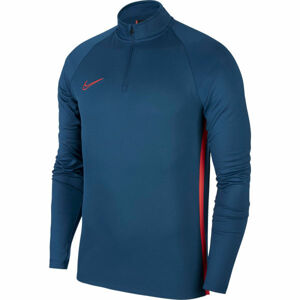 Nike DRY ACDMY DRIL TOP M tmavě modrá L - Pánské fotbalové tričko