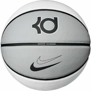 Nike ALL COURT 8P K DURANT DEFLATED Basketbalový míč, bílá, velikost 7